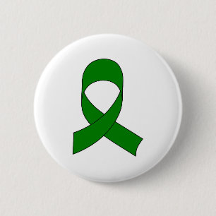 Green Ribbon Drawing Button