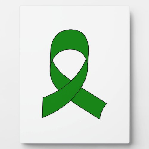 Green Ribbon Drawing Plaque