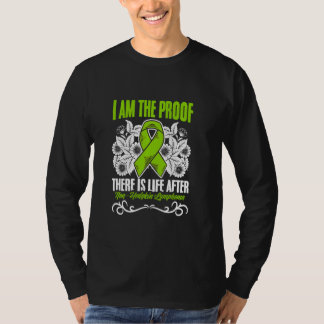 Green Ribbon Life After Non-Hodgkin Lymphoma Aware T-Shirt