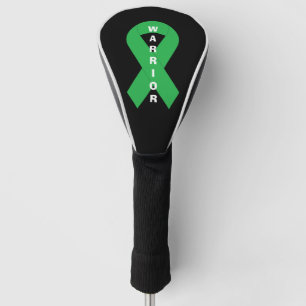 Green Ribbon Mental Health Awareness Warrior Golf Head Cover