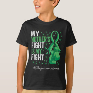 Green Ribbon Mother Cholangiocarcinoma Awareness  T-Shirt