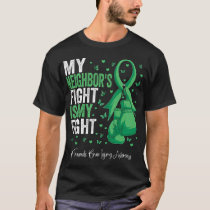 Green Ribbon Neighbor Traumatic Brain Injury Aware T-Shirt