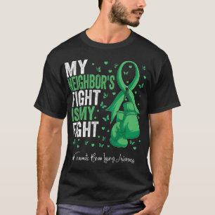 Green Ribbon Neighbor Traumatic Brain Injury Aware T-Shirt