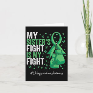 Green Ribbon Sister Cholangiocarcinoma Awareness Card
