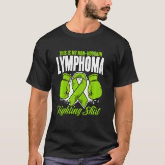 Green Ribbon Support Non-Hodgkin Lymphoma Fighting T-Shirt