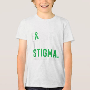 Green Ribbon Warrior &amp; Supporters - Mental Hea Tri-Blend Shirt