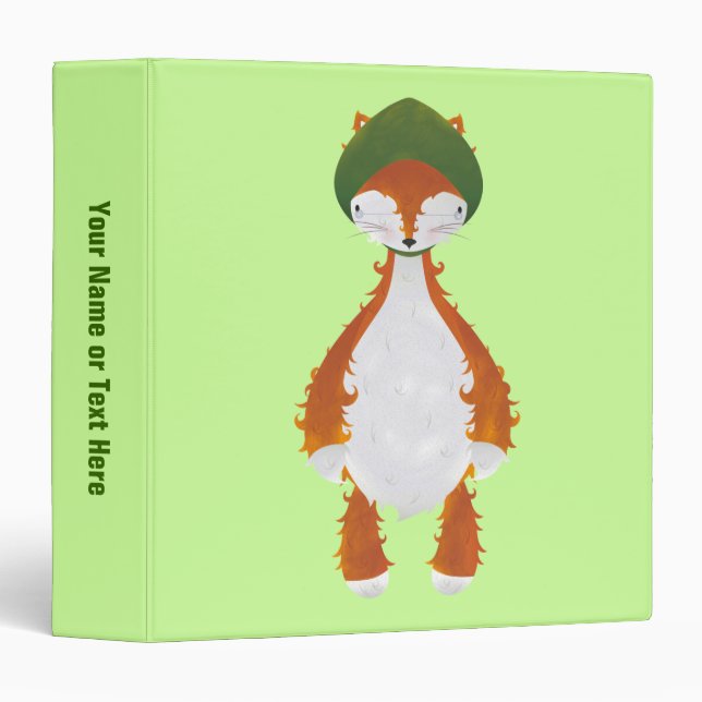 Green Riding Fox Binder (Front/Spine)
