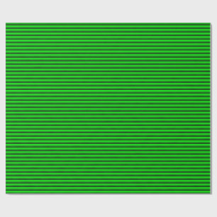 Green Ripple Wrapping Paper
