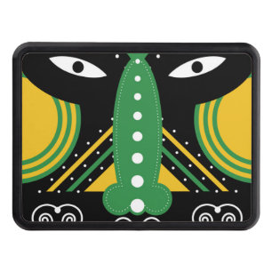 green ritual tribal hitch cover