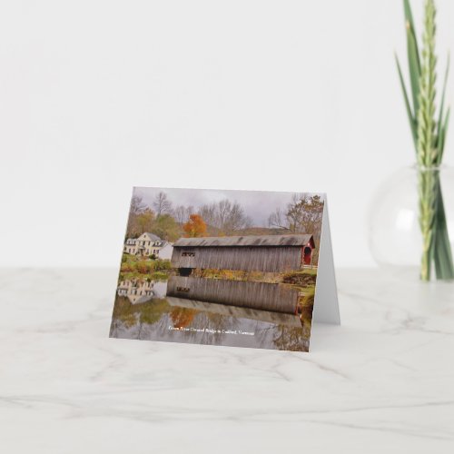 Green River Covered Bridge _ Guilford Vermont Card