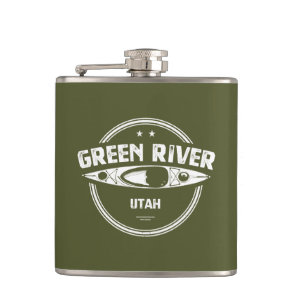 Green River Utah Kayaking Flask