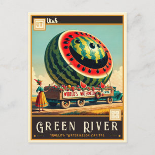 Green River, Utah   Vintage Postcard