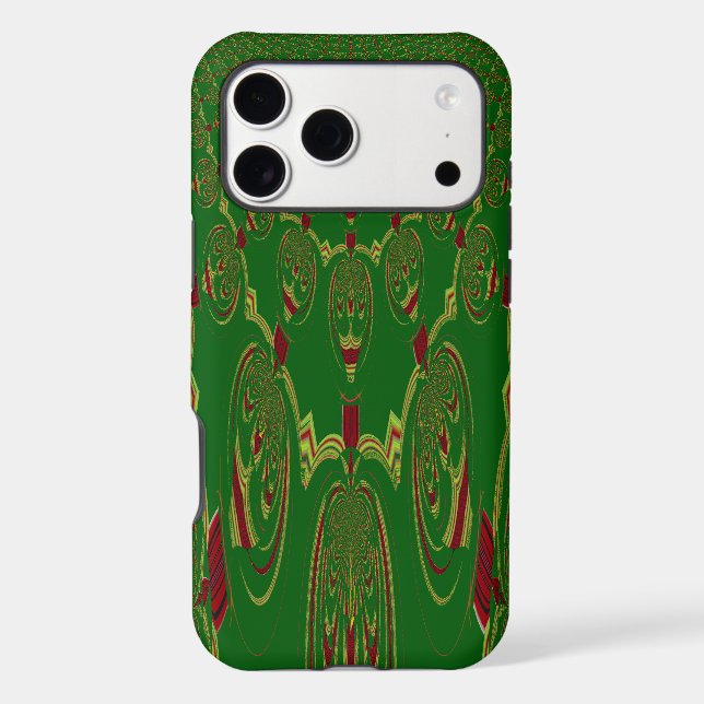 Green Robots Case-Mate iPhone Case (Back)