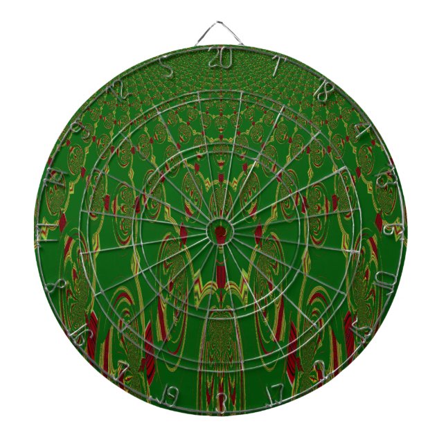 Green Robots Dartboard (Front)