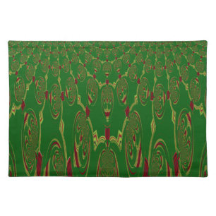 Green Robots Placemat