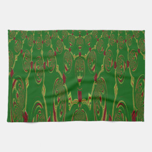 Green Robots Towel