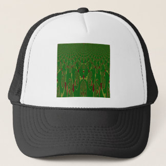 Green Robots Trucker Hat