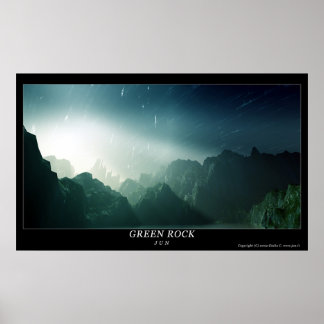 Green Rock Poster