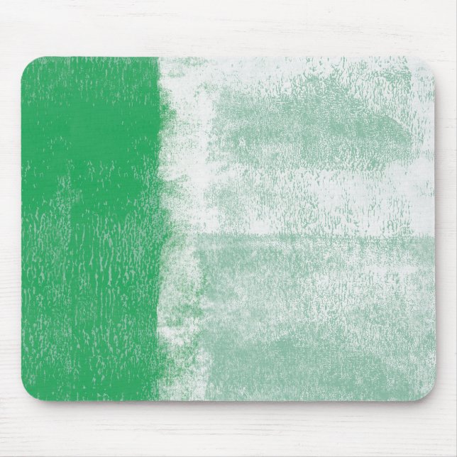 Green rolled paint mouse pad (Front)