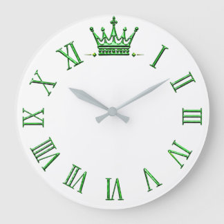 Green Room Large Clock