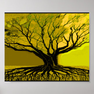 Green Roots Poster