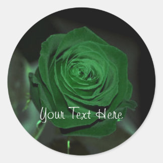 Green Rose Sticker