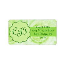 Green roses - labels