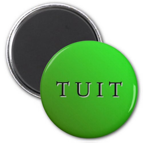 Green Round Tuit Magnet