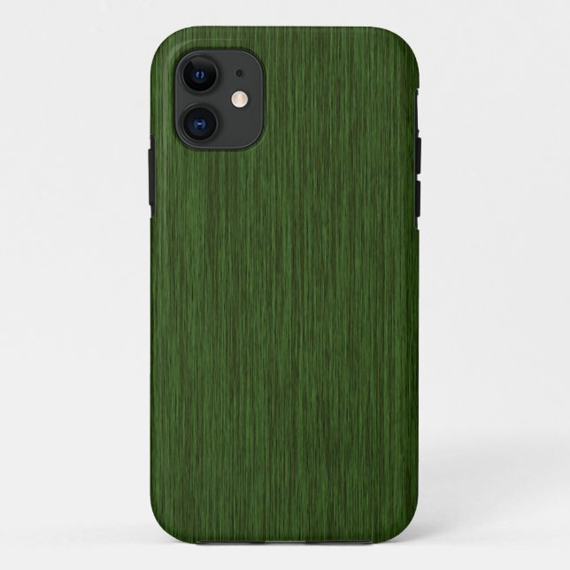 Green Rustic Grainy Wood Background Case-Mate iPhone Case (Back)