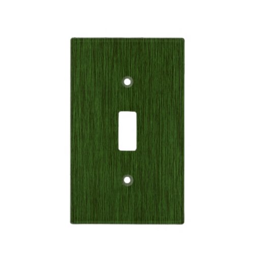 Green Rustic Grainy Wood Background Light Switch Cover