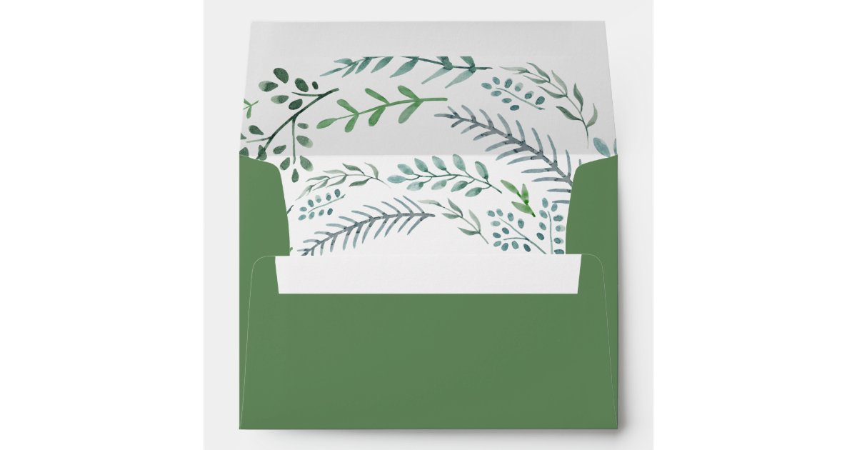 Green Envelope Invitations 5