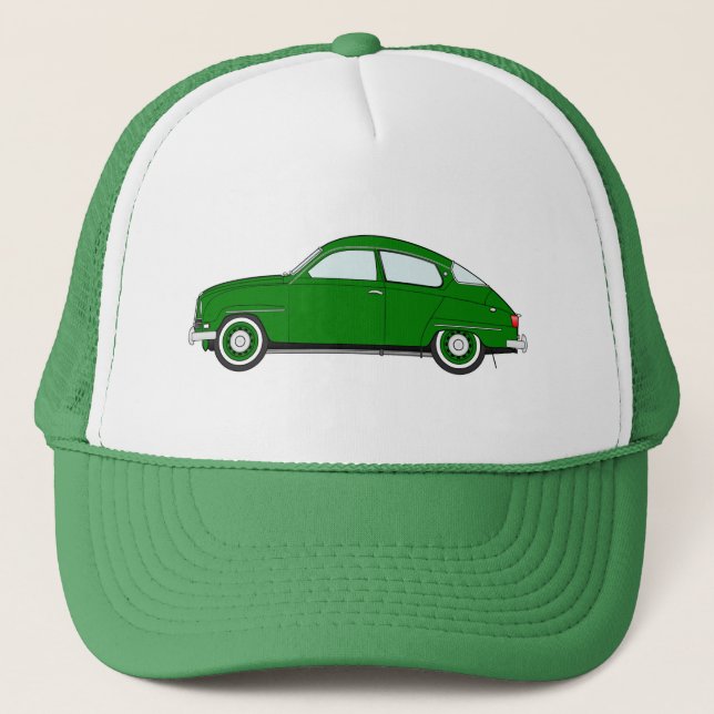 green saab 96 hat (Front)