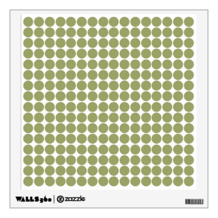 Green Safari Dot Wall Sticker