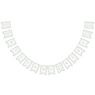 Green Safari Toile D Jouy Jungle Theme Baby Shower Bunting Flags