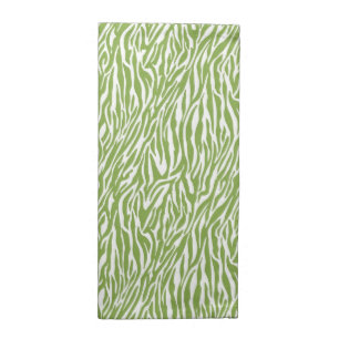 Green Safari Zebra Animal Bridal Shower Cloth Napkin