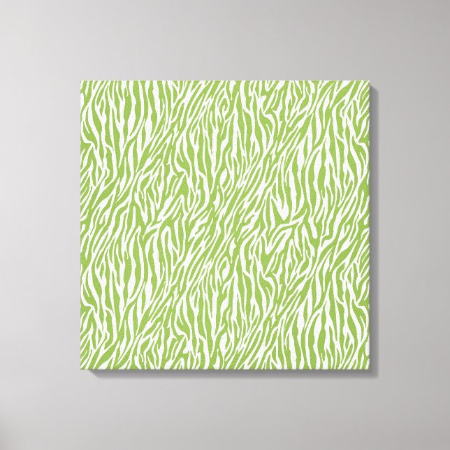 Green Safari Zebra Print (Front)
