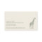 Green Sage Cream Animal Lowpoly Giraffe