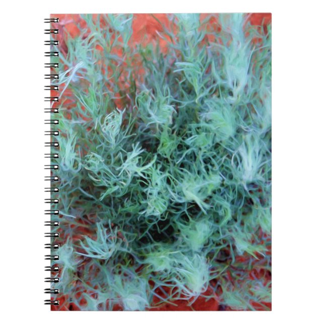 Green Sage on Red Sand Notebook (Front)