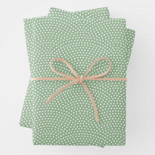 Green Same Komon (large scale) Wrapping Paper Sheets