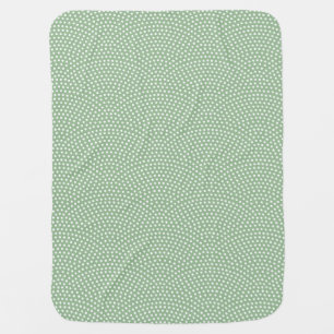 Green Same Komon (shark skin) Baby Blanket