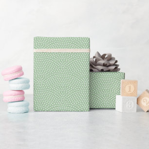 Green Same Komon Wrapping Paper