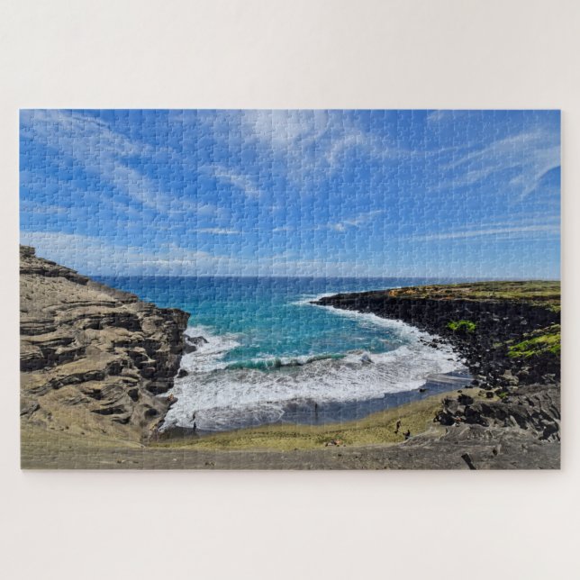 Green Sand Beach Big Island Hawaii -20x30- 1014 pc Jigsaw Puzzle (Horizontal)