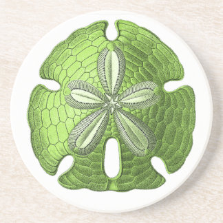 Green Sand Dollar Stone Coaster