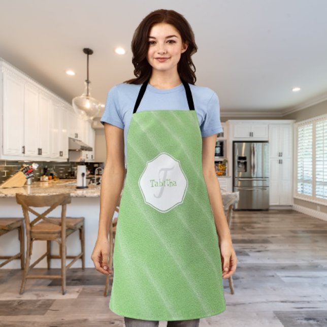 Green Sand Ripples Personalized Apron (Green Sand Ripples Personalized Apron)