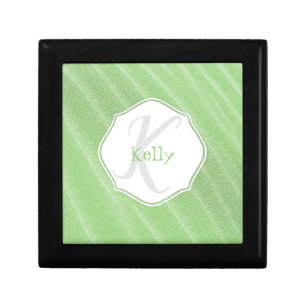 Green Sand Ripples Personalized Gift Box