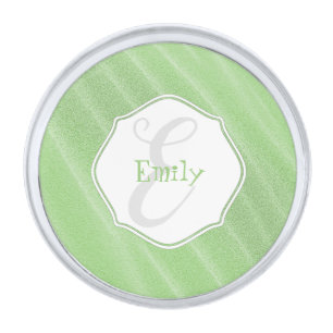 Green Sand Ripples Personalized Lapel Pin