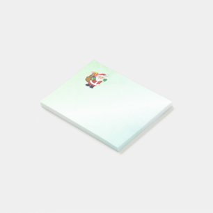 Green Santa With Toys Post-it Notes