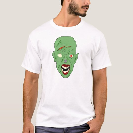 Green scarred zombie T-Shirt