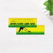 green scene lawn care appointment card (Desk)