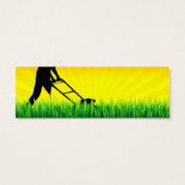 green scene lawn care appointment card (Back)
